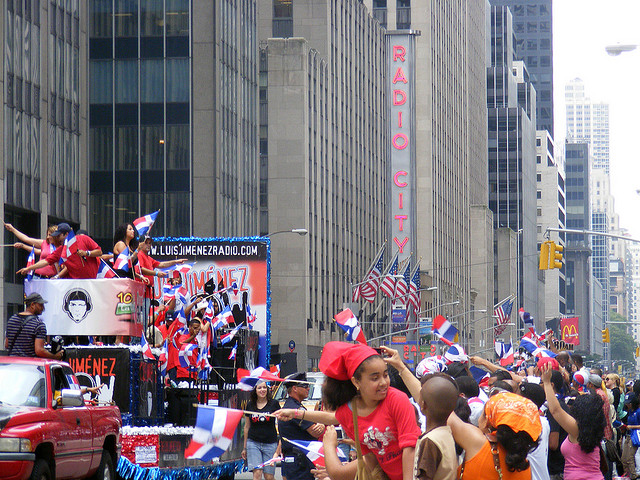 Watching the 2009 Dominican Day Parade