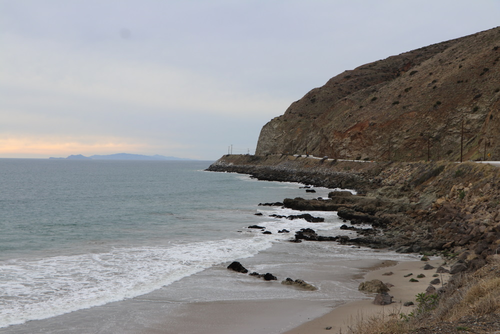 Looking back at the Pacific Coast Highway along the California coast in 2018. Photo: Andre Natta.